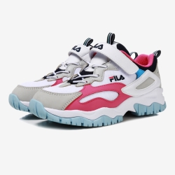 Fila Ray Tracer Tr Kd - Poikien Ahdonghwa Kengät - Valkoinen/Pinkki | FI-64891